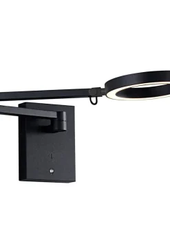 Design by Gru00f6nlund Sisustusvalaisimet|Design by Grönlund LED-seinävalaisin Halo USB-A latausportil