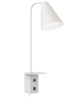 Design by Gru00f6nlund Sisustusvalaisimet|Design by Grönlund Vigo USB seinävalaisin valkoinen