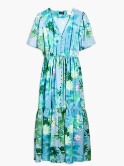 Desigual Lyhyet Juhlamekot|mekko 25SWVW18 4001 Turkoosi