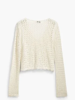 Desigual Neulepuserot|neule 25SWJF23 1001 Luonnonvalkoinen