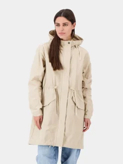 Didriksons Kevät- Ja Syystakit|takki Helen w parka 569 Vaalea beige