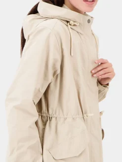 Didriksons Kevät- Ja Syystakit|takki Helen w parka 569 Vaalea beige
