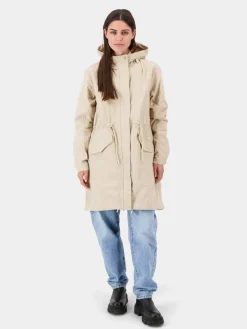 Didriksons Kevät- Ja Syystakit|takki Helen w parka 569 Vaalea beige