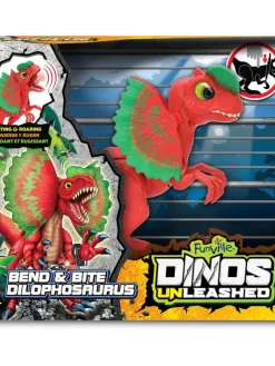 Bend & Bite Dilophosaurus>Dinos Unleashed Hot
