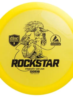 Discmania Palloilu Ja Frisbee|väylädraiveri Active Premium Rockstar Yellow
