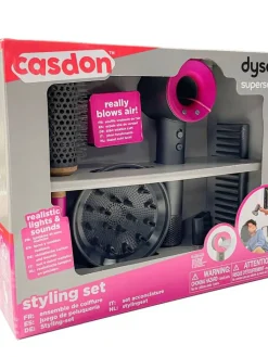Dyson Nuket Ja Kotileikki|hiusmuotoiluleikkisetti Casdon 5 osaa