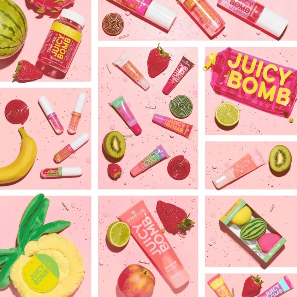 Essence Meikit|huuliöljy JUICY BOMB PARTY lip oil 02