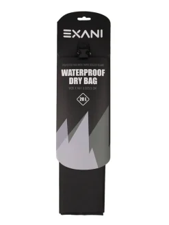 pakkauspussi vesitiivis medium 20 l musta>Exani Clearance