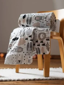Familon Lastenhuone|Vuodetekstiilit|Kaverit Organic vauvan pl+tl setti 85x125/35x45 kaakao