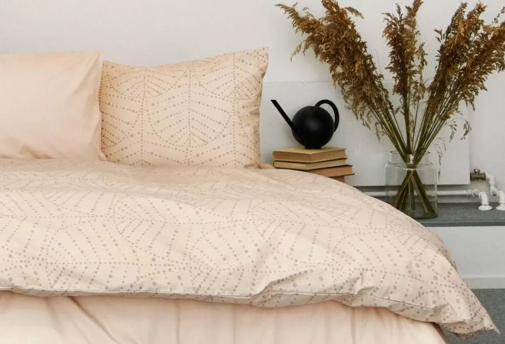 Percale pussilakanasetti hiekka 150x210/55x65>Familon Outlet