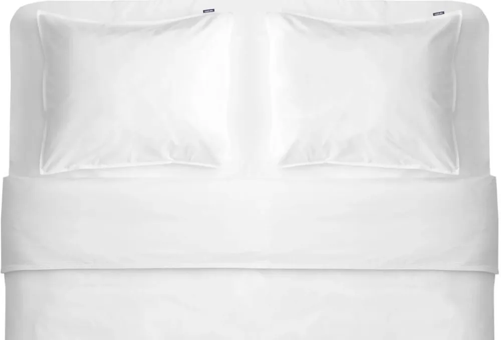 Familon Vuodetekstiilit|Percale pussilakanasetti tupla valkoinen 230x220/2x55x65