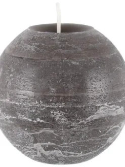 pallokynttilä Rustiikki 12 cm harmaa>Fanni K Home Discount
