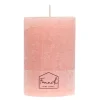 Fanni K Home Kynttilät Ja Huonetuoksut|pöytäkynttilä Rustiikki 10x15 cm koralli