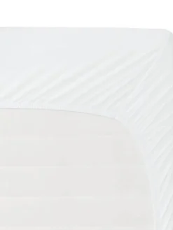 Muotoonommeltu aluslakana twill 90x200x25cm valkoinen>Finlayson Discount