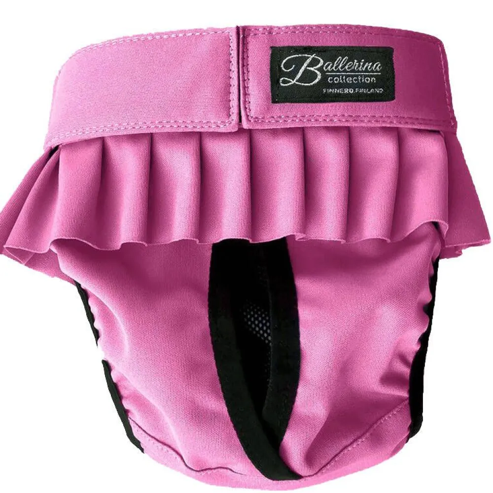 Finnero Koirat|Ballerina juoksuhousut koiralle pinkki koko 2 (XS)