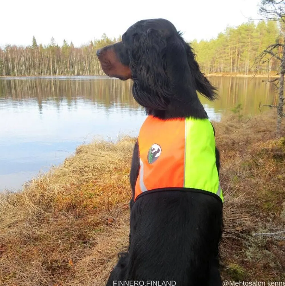 Ukko Signal Vest Metsästysliivi punainen/keltainen L>Finnero Hot