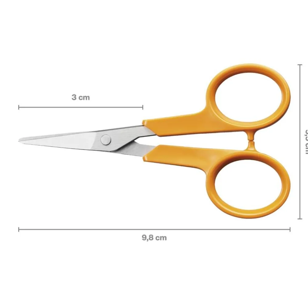 Fiskars Kylpyhuonetarvikkeet|Sakset|Classic kynsisakset pyöreäkärkiset 10 cm