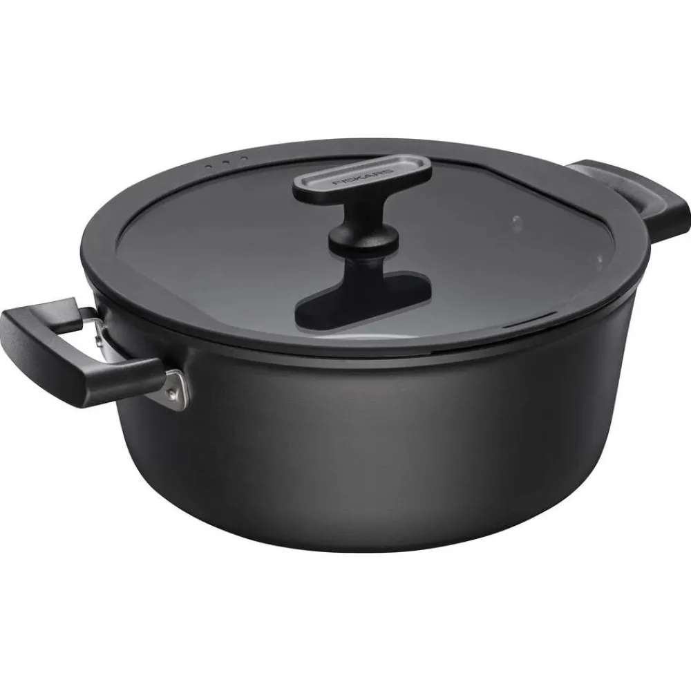 Fiskars Keittoastiat|Hard Face kattila 5 l kannella