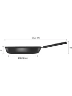 Fiskars Paistoastiat|Hard Face Paistinpannu 28 cm
