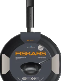 Fiskars Paistoastiat|Hard Face wokkipannu 28 cm / 4, 5 l