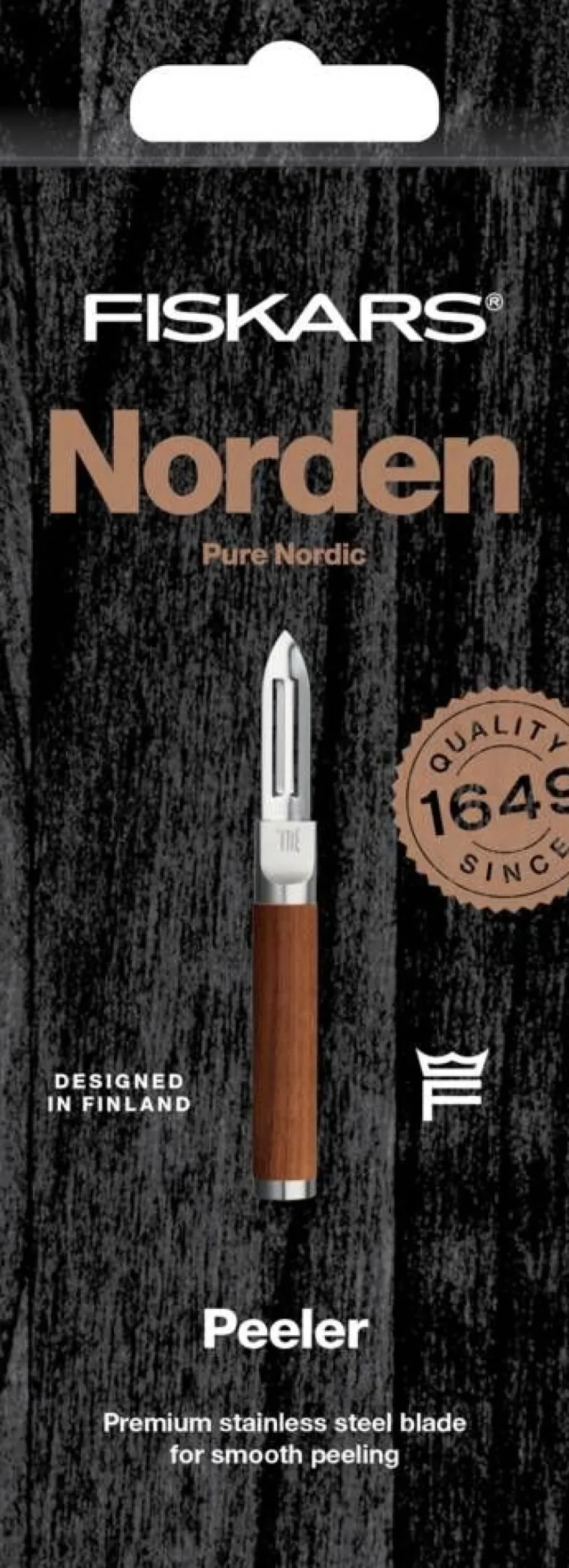 Fiskars Veitset Ja Leikkuulaudat|Norden kuorija kiinteä terä