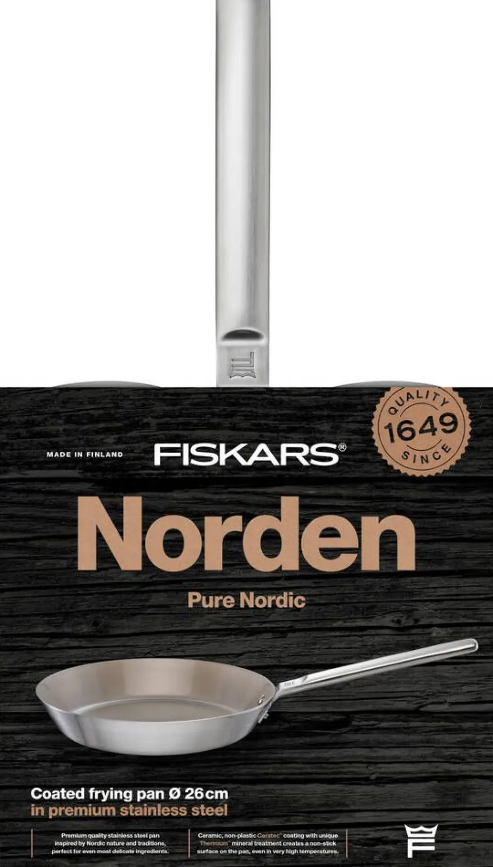 Fiskars Paistoastiat|Norden paistinpannu 26 cm