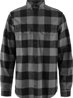 Fju00e4llru00e4ven Paidat Ja Neuleet|Fjällräven flanellipaita Övik Heavy Flannel Shirt 550-020 Black-Grey