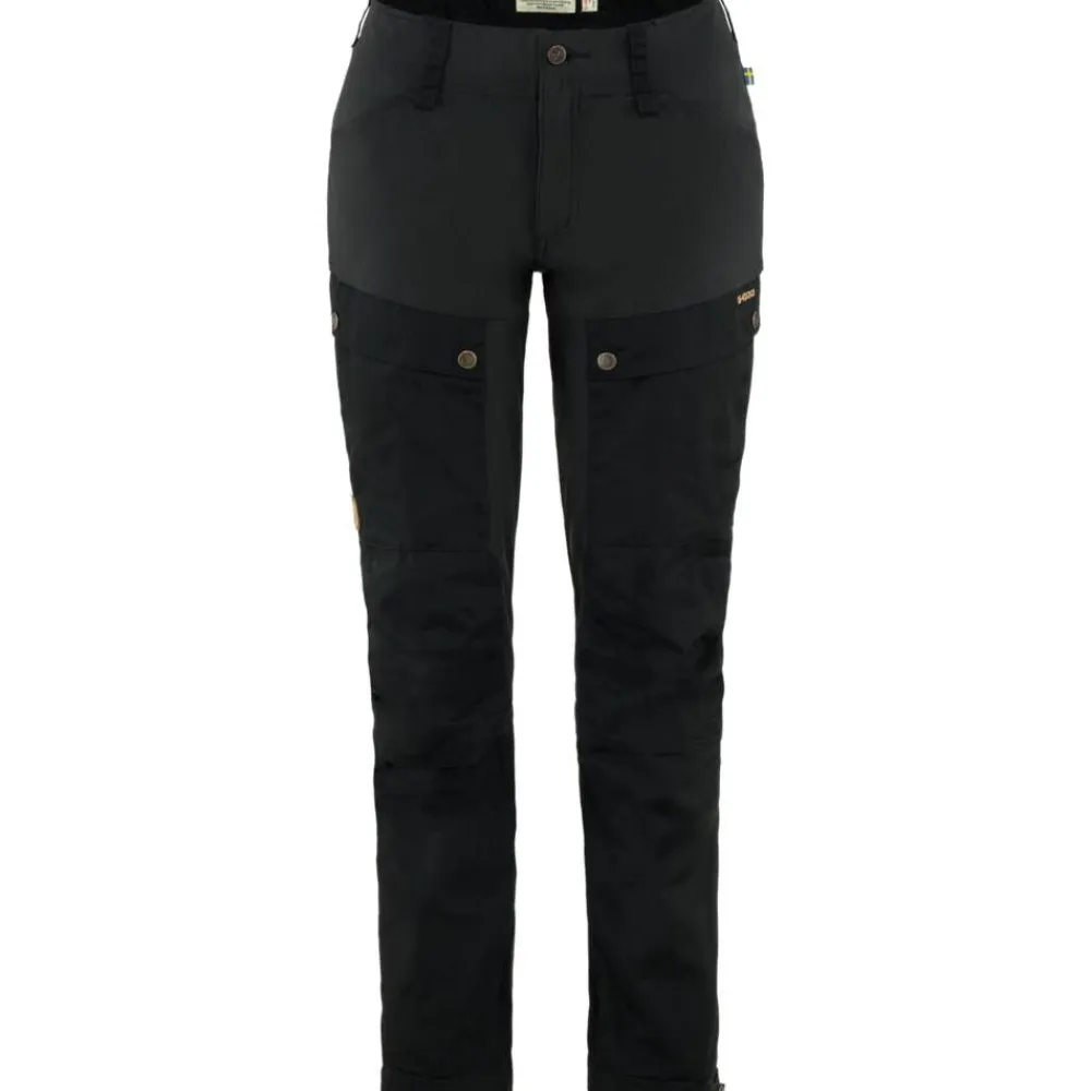 Fju00e4llru00e4ven Vaellus- Ja Metsästysvaatteet|Ulkoilu|Fjällräven housut Keb Trousers Curved Short W 550 Black