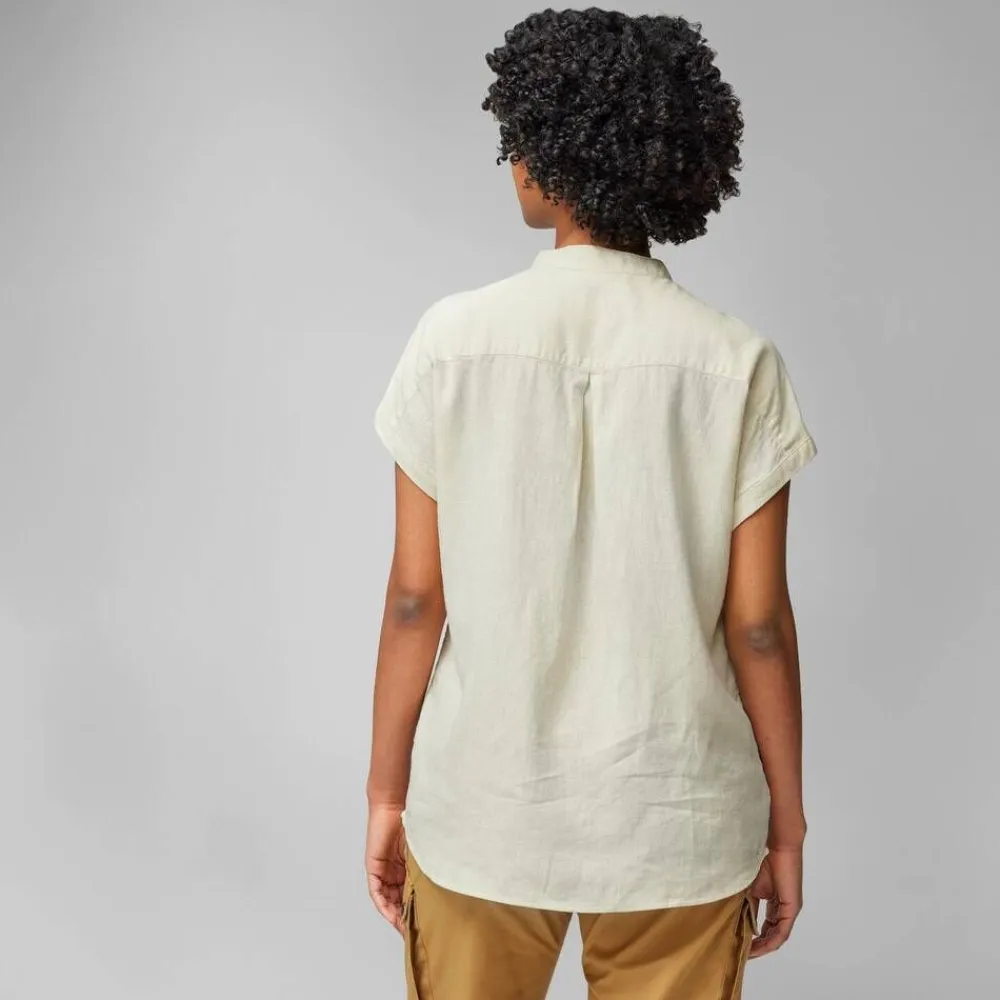 Fju00e4llru00e4ven Paidat, Neuleet Ja Topit|Fjällräven paita Övik Hemp Shirt SS W 244 Suede Brown