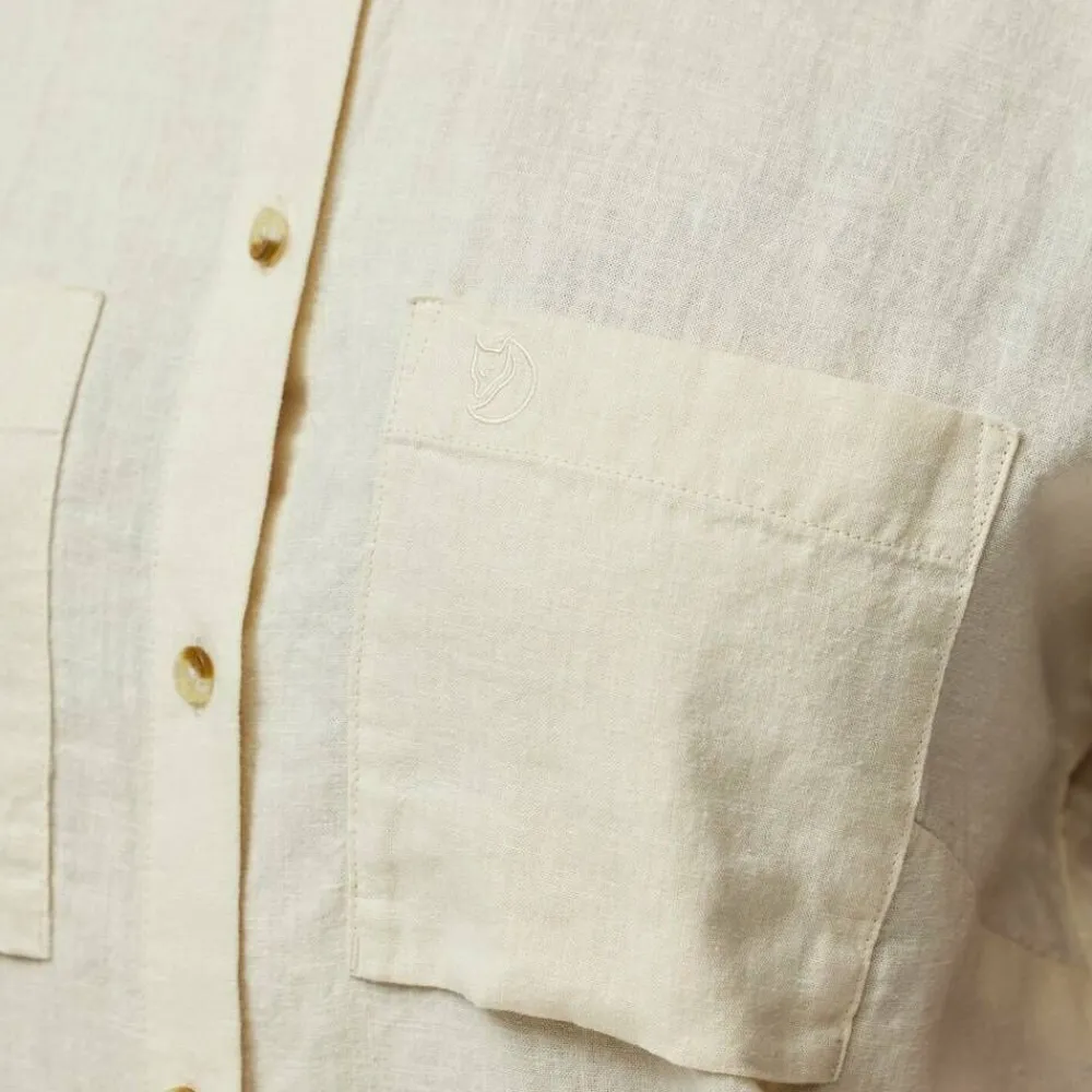 Fju00e4llru00e4ven Paidat, Neuleet Ja Topit|Fjällräven paita Övik Hemp Shirt SS W 244 Suede Brown