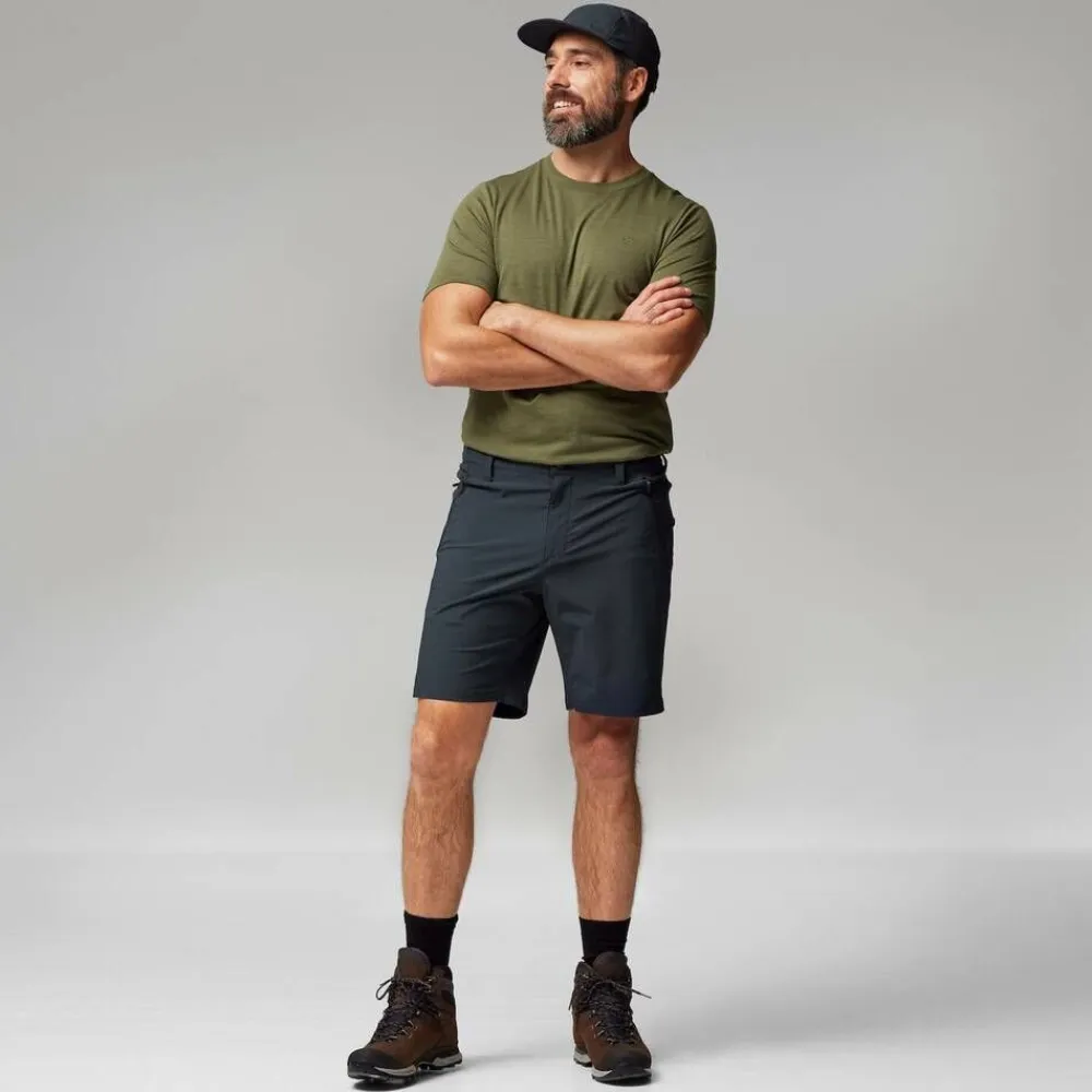 Fju00e4llru00e4ven Shortsit|Housut|Fjällräven shortsit Abisko Trail Stretch Shorts 555 Dark Navy