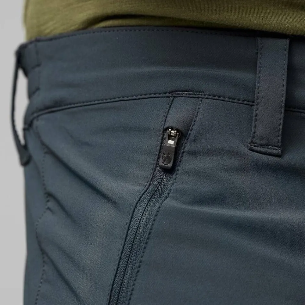 Fju00e4llru00e4ven Shortsit|Housut|Fjällräven shortsit Abisko Trail Stretch Shorts 555 Dark Navy
