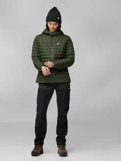 Fju00e4llru00e4ven Takit|Talvitakit|Fjällräven takki Expedition Lätt Hoodie W 614 Patina Green