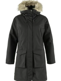 Fju00e4llru00e4ven Takit|Talvitakit|Fjällräven takki Nuuk Lite Parka W 550 Black