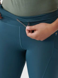 Fju00e4llru00e4ven Housut|Fjällräven tights Abisko Trekking Pro W 550-048 Black-Iron Grey