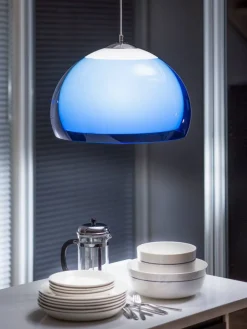 Dipol Ø 460 mm riippuvalaisin sininen>Fosto Discount