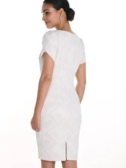 Frank Lyman Lyhyet Juhlamekot|mekko 258124 Vaalea beige / Hopea