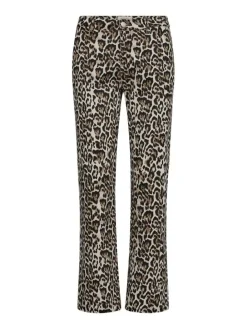Freequent Housut|housut FqIsadora-pants Rainy Day w.Silver Mink