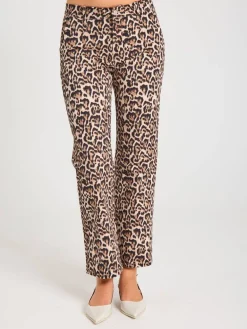 Freequent Housut|housut FqIsadora-pants Rainy Day w.Silver Mink