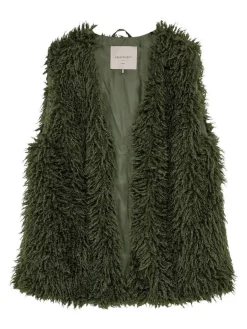Freequent Talvitakit|liivi FqFine-waistcoat Kombu Green