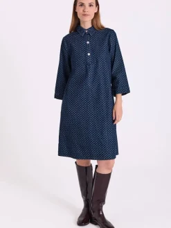 Freequent Vapaa-Ajan Mekot|mekko FqRinna-dress Dark Blue Denim