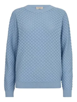 Freequent Neulepuserot|neule FqDodo-Pu Diamo Chambray Blue