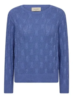 Freequent Neulepuserot|neule FqDomo-pullover Wedgewood / Sininen