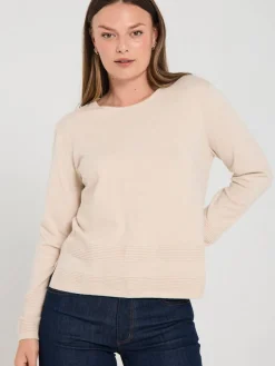 Freequent Neulepuserot|neule FqFlow-pullover Moonbeam Melange