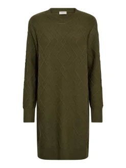Freequent Vapaa-Ajan Mekot|neulemekko FqSaturn-dress Winter Moss /sammalenvihreu00e4