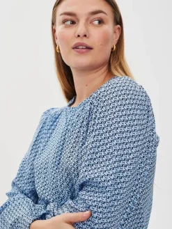 Freequent Puserot|pusero FqAdney-blouse Della robbia blue / Black
