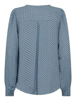 Freequent Puserot|pusero FqAdney-blouse Della robbia blue / Black