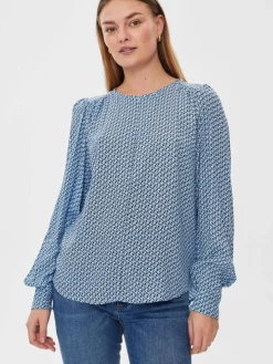 Freequent Puserot|pusero FqAdney-blouse Della robbia blue / Black