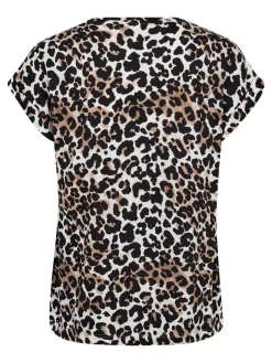 Freequent Trikoopaidat Ja Colleget|t-paita FqViva-tee 205750 Simply Taupe w. Black