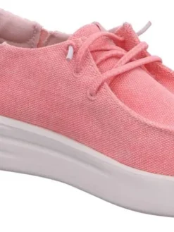 Fusion Kangaskengät|kangaskengät Lily Washed canvas baby pink
